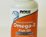 NOW FOODS Omega-3, Molecularly Distilled - Fish Oil - 1000 mg - 200 Soft... - $16.73