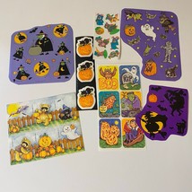 Vintage Gibson Hallmark + Halloween Stickers Bears Witches Monsters &amp; More - £9.44 GBP