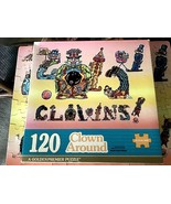 Clown Around Puzzle Maze-Master David Anson Russon dated 1991 120 Pieces... - $25.48 CAD
