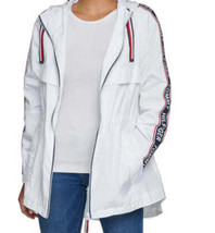 Tommy Hilfiger Womens Long Windbreaker Jacket,Size Large,Color Clk Color Block - £142.44 GBP