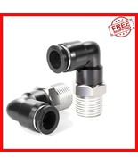 High-Pressure 1/4&quot; OD 90° Elbow Push Connect Fittings, 20 Count for Plum... - $623.90 MXN