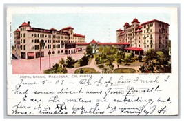 Hotel Green Pasadena California CA 1903 UDB Postcard U16 - £2.05 GBP