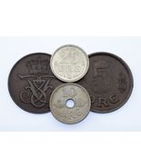 1907-1924 Denmark 5-25 Ore Lot (4 coins) KM 806, 814.1, 815.2, 822.1 - €77,38 EUR