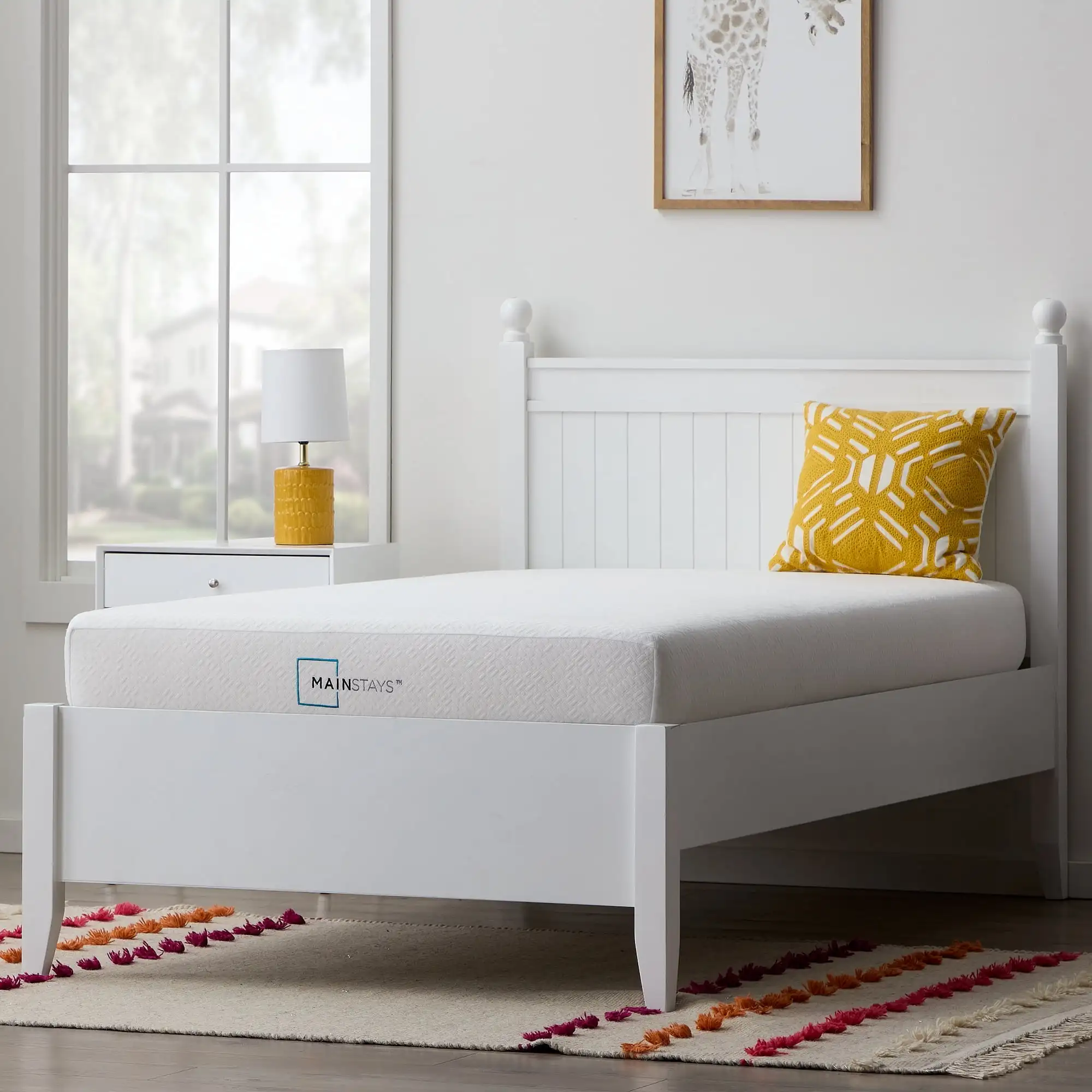 Mainstays 6 inch Memory Foam Mattress Twin  High Load-bearing Strong Stable and - £94.02 GBP