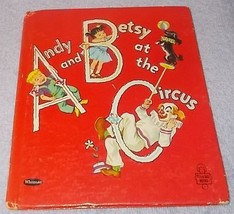 Tell A Tale Children&#39;s Book Andy and Betsy at the Circus ABC Book 1953 - £7.03 GBP