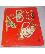 Tell A Tale Children&#39;s Book Andy and Betsy at the Circus ABC Book 1953 - $167.77 MXN