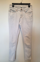 Eileen Fisher Skinny Jeans-Stretch Denim-Organic Cotton-Cement -Size 6 P... - $18.00