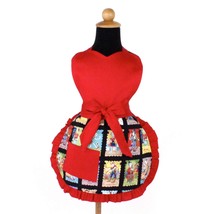 Mexican Loteria Inspired Children Apron Red - £16.47 GBP