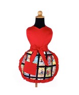 Mexican Loteria Inspired Children Apron Red - £16.50 GBP