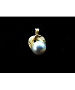 Vintage Estate 10K Gold w/ Faux Pearl Pendant  2.6g #E2894 - $2,261.34 MXN