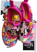 DISNEY ~ MINNIE MOUSE ~ Character Water Shoes ~ Pink w/Flowers ~ Kids&#39; S... - £18.27 GBP