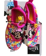 DISNEY ~ MINNIE MOUSE ~ Character Water Shoes ~ Pink w/Flowers ~ Kids&#39; S... - $23.38