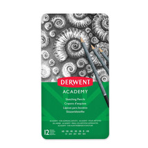 Derwent Academy Sketching Pencils (Tin of 12) - £32.53 GBP