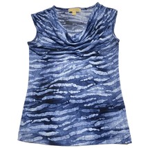 Michael Kors Sleeveless Top Womens Small Gathered Scoop Neck Great Condi... - $14.84