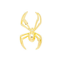 Alloy Polished Spider Brooch - £30.97 GBP