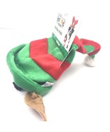 Pet Christmas Elf Hat with Ears Dog Christmas Costume Outward Hound Red ... - £10.21 GBP