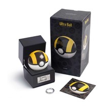 Pokemon Die-Cast Ultra Ball Replica The Wand Company Figure Yellow Pokeball - £95.57 GBP