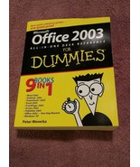 Office 2003 All-in-One Desk Reference for Dummies® by Peter Weverka (200... - £5.53 GBP