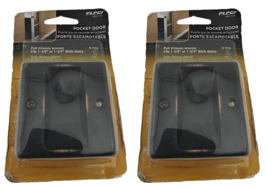 Pocket Door Handle Pull 2-1/2&quot; L Brass Black Aged Bronze Prime-Line N731... - $14.84
