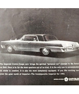 1964 Chrysler Imperial Crown Advertisement Automobilia Classic Luxury DW... - $27.57 CAD