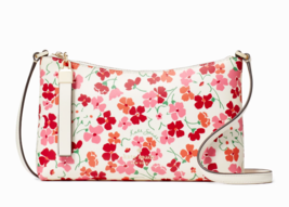 New Kate Spade Sadie Sunny Floral Printed Crossbody Saffiano Pink with Dust bag - £74.47 GBP