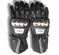 BMW Motorrad Racing Gloves Motorcycle Motorbike Cowhide Leather Biker Gloves - $120.00