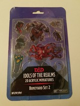 D&amp;D Dungeons &amp; Dragons Idols of the Realms: Boneyard Set 2, 12 Acrylic Monsters - £11.92 GBP