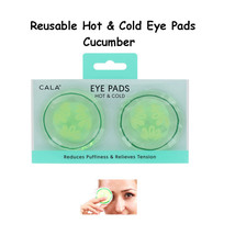 CALA Reusable Cucumber Hot Cold Eye Pads Eye Mask - £4.54 GBP