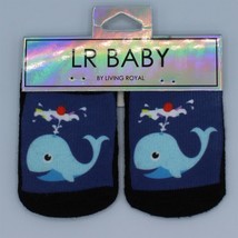 Living Royal - Baby Socks - Whale - 0-6 Months - $7.24