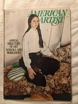 Vintage Collectible American Artist Magazine March 1979 - £6.38 GBP