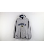 Vtg Nike Boys L Travis Scott Center Swoosh University of Michigan Hoodie... - $87.94 CAD