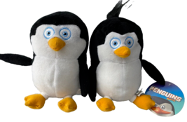 Set of 2 Penguins of Madagascar Plush Toys 7 inches NWT - £18.36 GBP