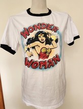 Vintage Authentic Wonder Woman DC Comics Women&#39;s White T-Shirt Size M - £15.50 GBP