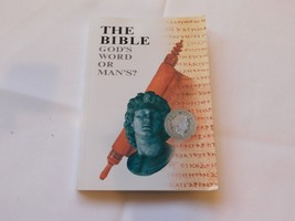 The Bible God&#39;s Word or Man&#39;s? 2006 Paperback Book Watchtower Bible and Tract So - £10.05 GBP