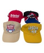 4 Vintage NASCAR Hats Daytona 500 2015 Bristol California 1958 Motor Spe... - $928.02 MXN