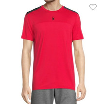 Spyder Active Men&#39;s Short Sleeve Tee ,Color: Red , Large - £11.65 GBP