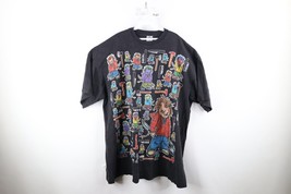Vintage Streetwear Mens 5XL Faded Halloween Chucky Doll Short Sleeve T-Shirt - £55.52 GBP