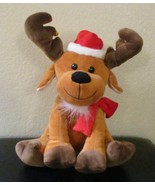 Animated Musical Moose by Ganz Jingle Bells 14&quot; - £26.58 GBP