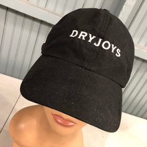 Dry Joys FJ Golf Black Strapback Baseball Cap Hat Footjoy - £12.42 GBP