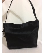 DKNY Peggy Medium Hobo Black Genuine Calf Hair Leather AP706 $598 - £181.87 GBP