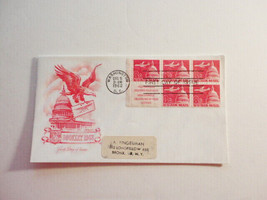 1962 Air Mail New Postal Rates Booklet 1963 First Day Issue Envelope Sta... - $2.50