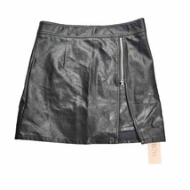 Finesse Faux leather mini skirt with side zip size Large - £20.87 GBP