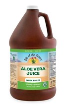 Lily Of The Desert Organic Aloe Vera Juice Inner Fillet, 128 Fluid Ounce - $40.37