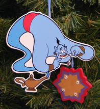 Vintage Kurt Adler Officially Licensed Disney&#39;s Aladdin Genie Christmas Ornament - £7.82 GBP