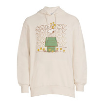 Peanuts Snoopy Men&#39;s &amp; Big Men&#39;s Graphic Hoodie, Cream Size M(38-40) - £23.22 GBP