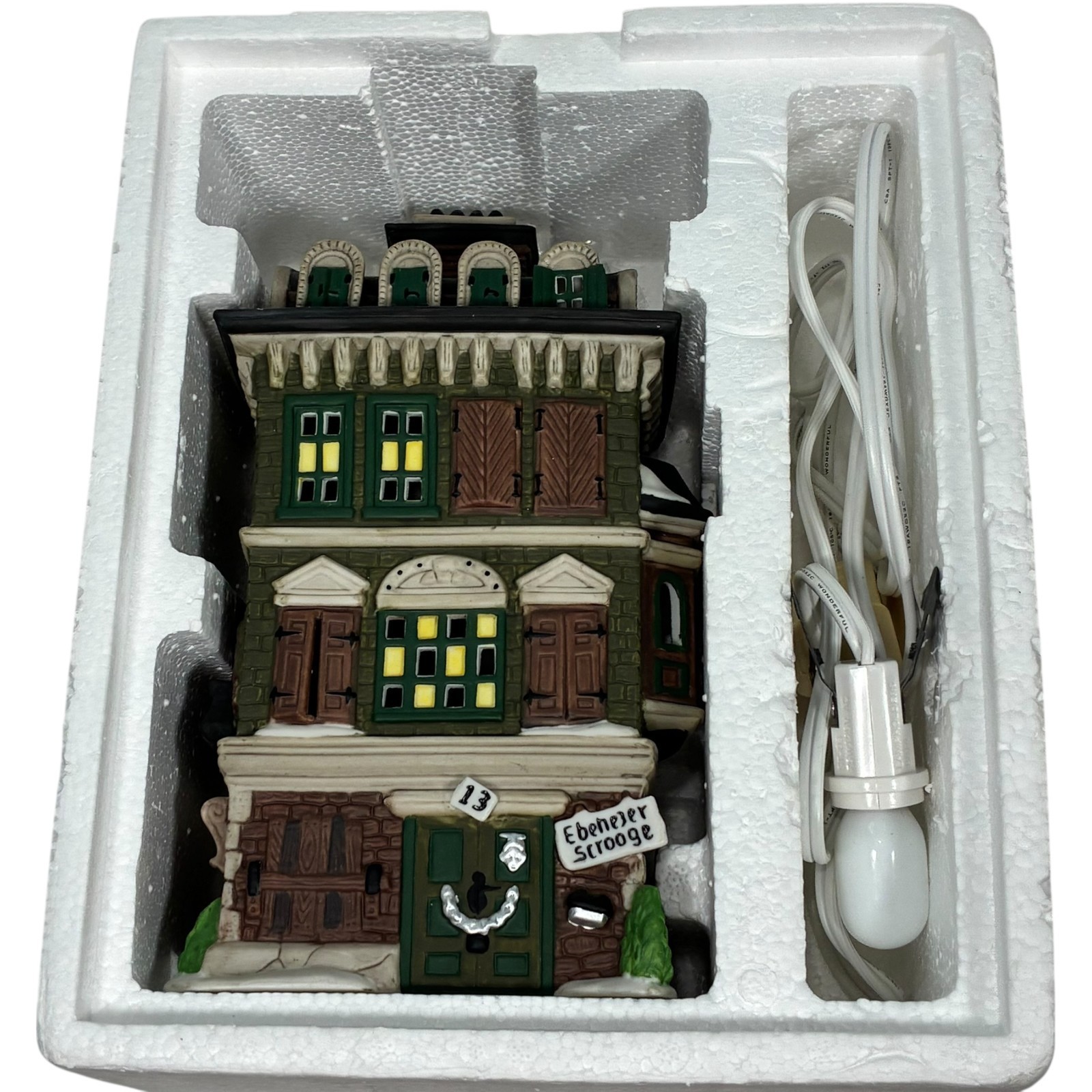 Department 56 Dicken's Village Series The Flat of Ebenezer Scrooge #5587-5 READ! Item image 8