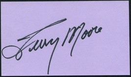 TERRY MOORE SIGNED 3X5 INDEX CARD MIGHTY JOE YOUNG BATMAN VENUS PLAYBOY ... - £27.17 GBP