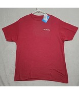 Columbia T-Shirt Mens XL Red Casual Short Sleeve Always Outside Graphic  - £18.75 GBP