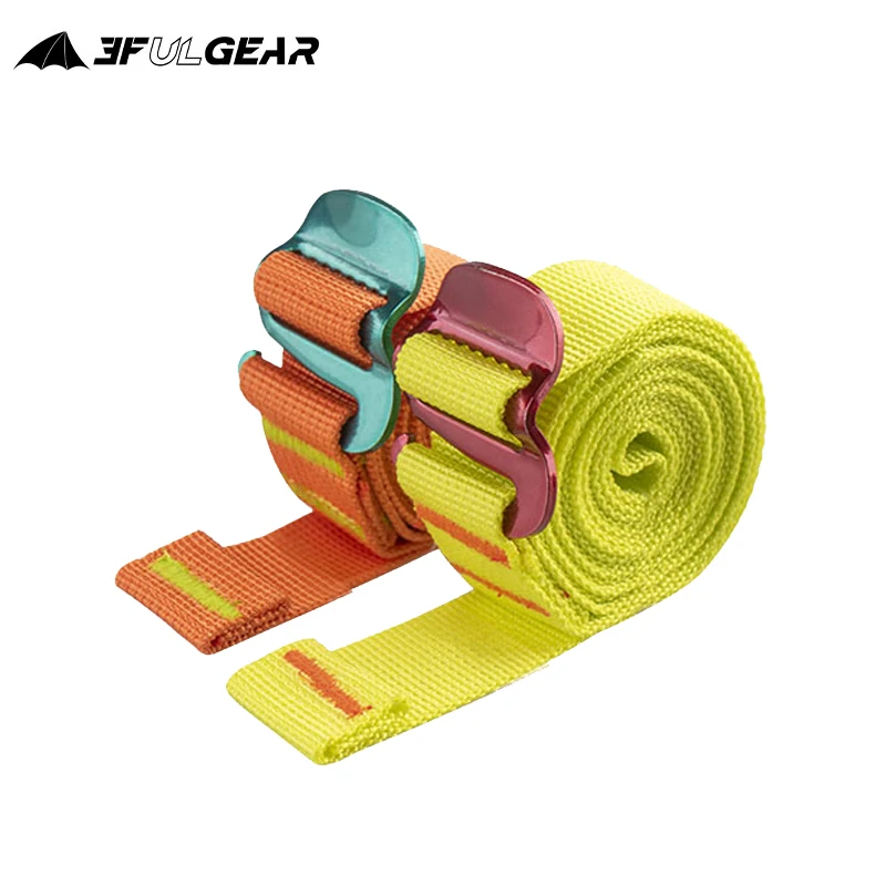 3F UL GEAR 2Pcs Multi-Purpose Outdoor Nylon Strapping Tape Camping Tent - £14.23 GBP