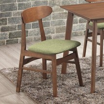 New Classic Furniture Morocco Dining Chair With Cushion, Set Of 2, Green - £139.72 GBP